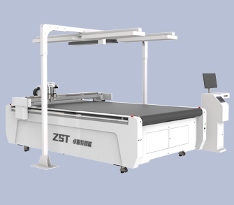 Projection positioning vibration knife cutting machine